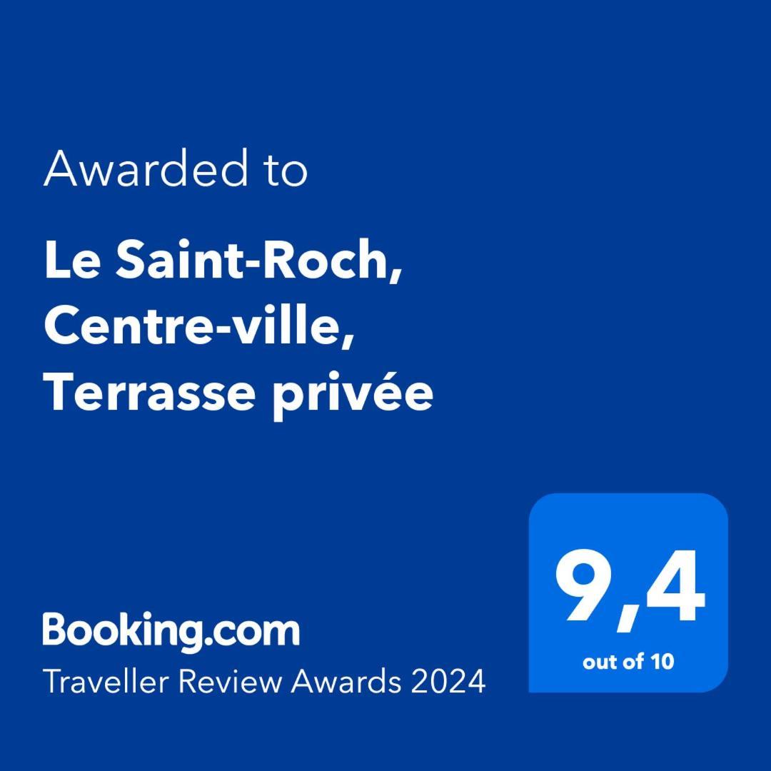 Le Saint-Roch, Centre-Ville, Terrasse Privee Issoudun Kültér fotó